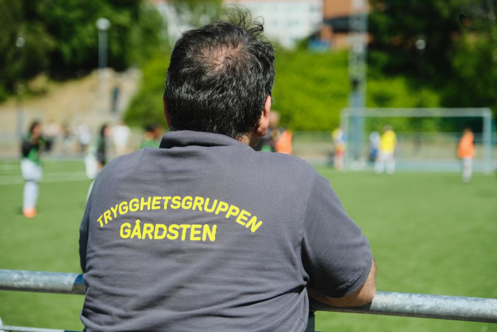 Trygghetsgruppen var på plats när det var Gårdstensdagen.