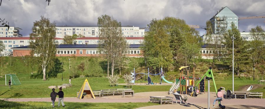 Gårdstensdalen är en viktig rekretionsplats för Gårdstensborna