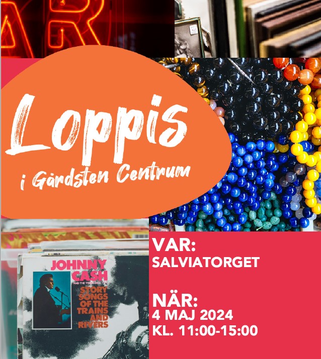 Affisch Loppis 4 maj