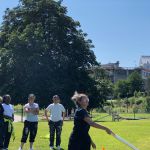 Brännboll med sommarjobbare 2019