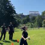 Brännboll med sommarjobbare 2019